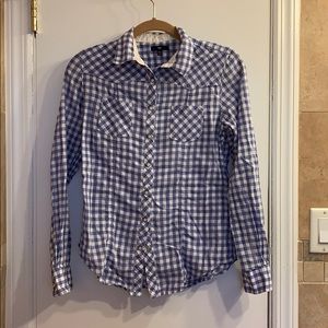 Gap plaid button down shirt